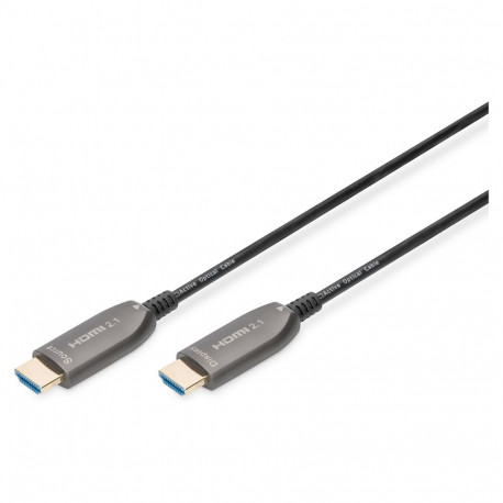"DIGITUS HDMI AOC Hybrid Glasfaserkabel UHD 8K 20m schwarz"