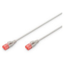 Digitus CAT 6 U/UTP õhuke ühenduskaabel, 2m, hall