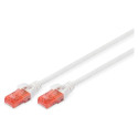 "DIGITUS CAT 6 U/UTP Patchkabel - LSZH, 0,5m, weiß"