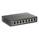 8P D-Link DGS-1008P/E metallist PoE+