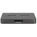 Digitus Dual M.2 NVM SSD Docking Station (black, USB-C, M2 SSD, SD-E)