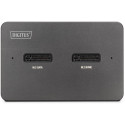Digitus Dual M.2 NVM SSD Docking Station (black, USB-C, M2 SSD, SD-E)