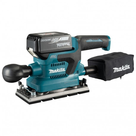 Makita cordless orbital sander DBO382Z, 18 volts (blue/black, without battery and charger)