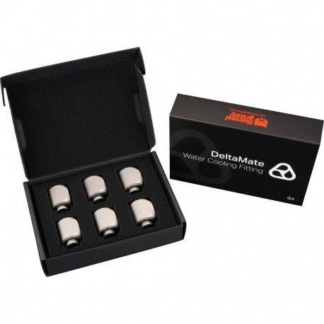 DeltaMate Rotary - 90° (nickel, 6er Pack)