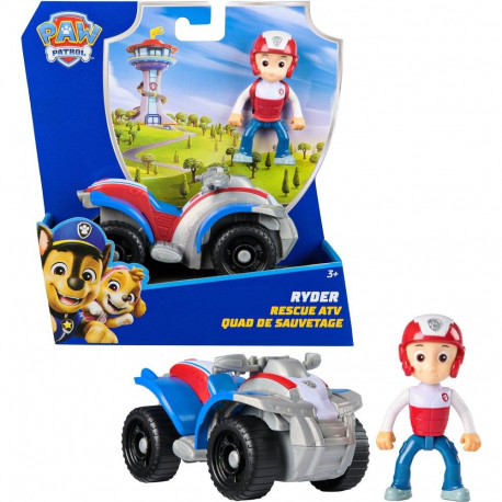 Paw Patrol päästequad Ryderi mängufiguuriga