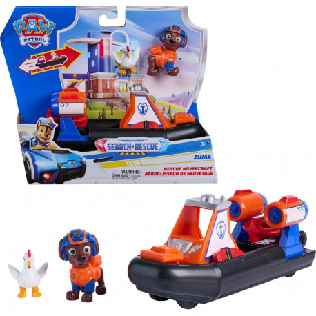 Spinmaster PAW Patrol - Search & Rescue: Zuma's rescue hovercraft with 2 figures