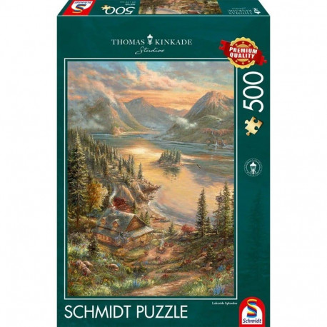 Schmidt Spiele Thomas Kinkade Studios: Splendor on the Lakeshore (500 pieces)