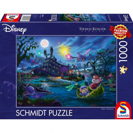 Schmidt Spiele Thomas Kinkade Studios: Disney - The Rescuers (1000 pieces)