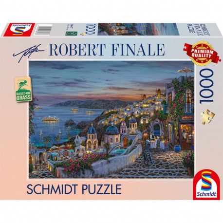 Robert Finale pusle Santorini päikeseloojang (1000 Teile)