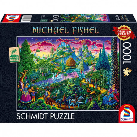 Michael Fishel pusle fantastiline muinasjutumaailm (1000 Teile)