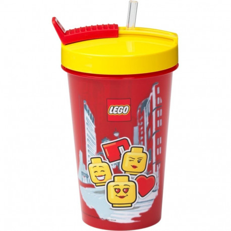 LEGO kruus Iconic Girl 500ml, punane/kollane