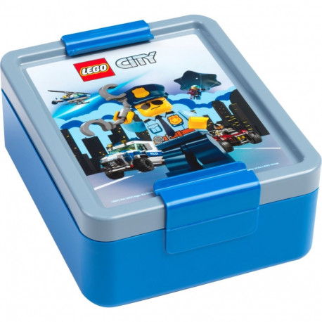 LEGO Lunch Box City (blau/silber)