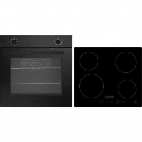 Respekta ASET9004295I Built-in Oven and Hob Set Black