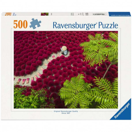Ravensburger Puzzle A Sea of ??Red (500 pieces)