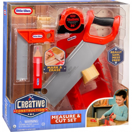 Litte Tikes mõõtmis- ja lõikekomplekt Creative Construction