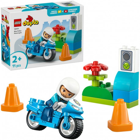 10471 DUPLO Town Blaues Polizeimotorrad