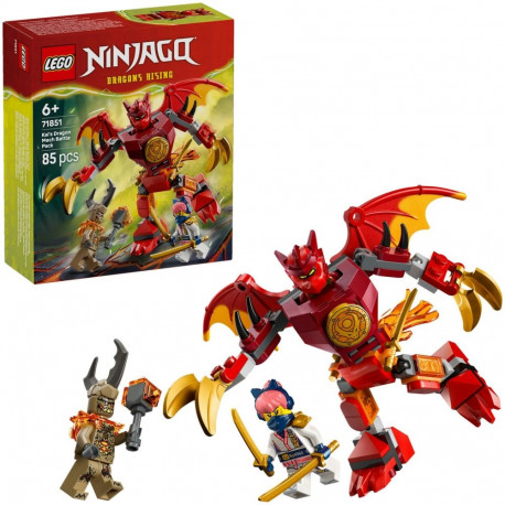 71851 Ninjago Kais Drachen-Mech Battle Set