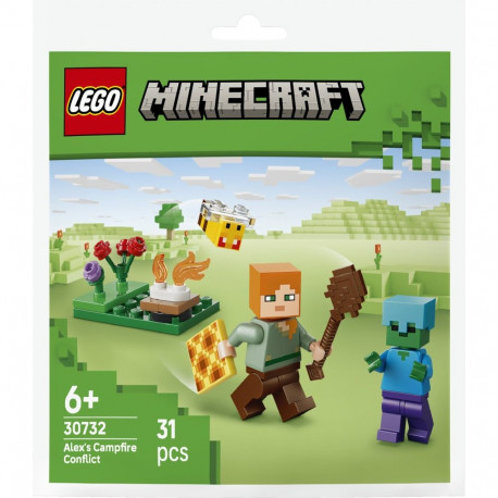 30732 Minecraft Alex’ Begegnung am Lagerfeuer (Polybag)