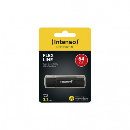Intenso Flex Line 64 GB (black, USB-C and USB-A)