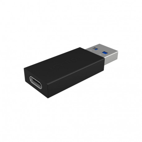 USB 3.2 Gen 2 Adapter IB-CB015, USB-A Stecker > USB-C Buchse (schwarz)