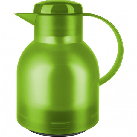 SAMBA termoskann 1Liter QUICK PRESS kork, heleroheline/läbipaistev