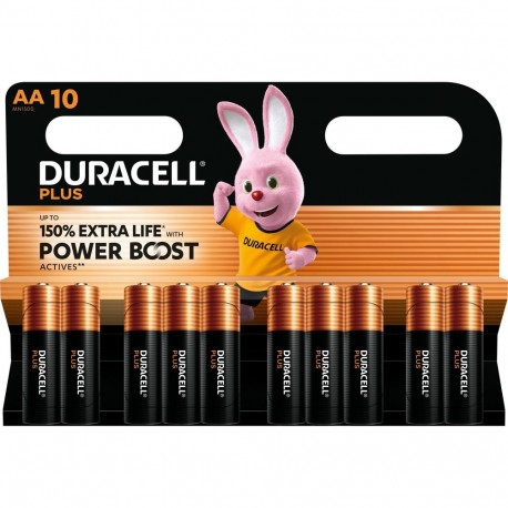 Plus alkaliumpatareid Mignon AA LR06 1,5V pikema kestvusega 10tk