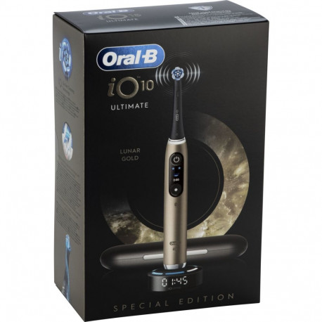 Oral-B elektriline hambahari iO Series 10, kuldne/must, lunar gold