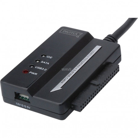 Adapter USB 3.2 Gen 1 > IDE + SATA-Kabel DA-70325 (schwarz)