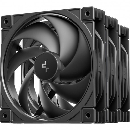 FD12 V2 3-ühes 3 tk 120mm, must