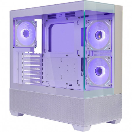 Cooler Master Elite 690 White (white/wood, tempered glass x 2)