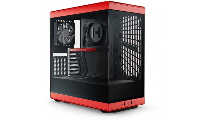 Y40 (rot/schwarz, Tempered Glass)