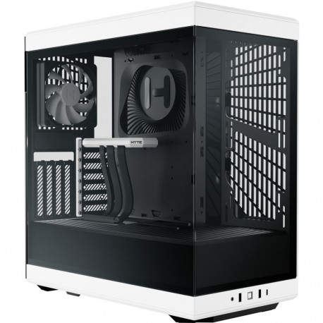 Y40 (weiß/schwarz, Tempered Glass)