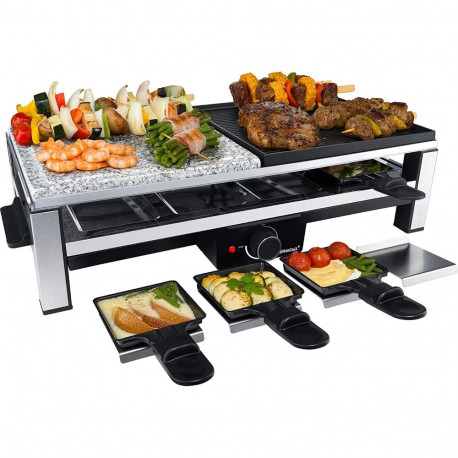 Steba Multi-Raclette RC 108 (stainless steel / black)