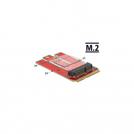 Adapter Mini PCIe>M.2 Key E Slot