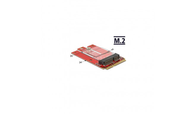 Adapter Mini PCIe>M.2 Key E Slot