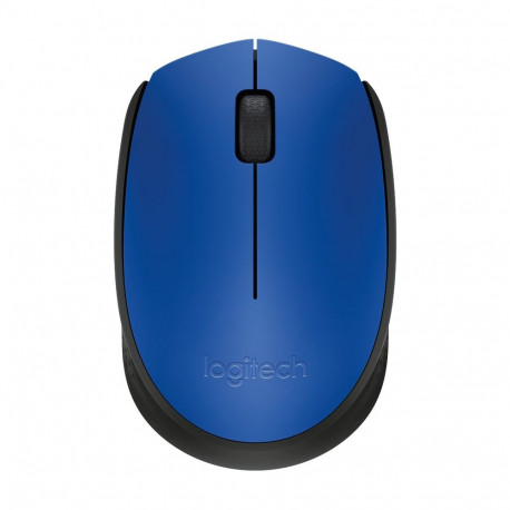 M171 Wireless (blau, 3 Tasten, für Links- und Rechtshänder, kompatibel mit PC/Mac)