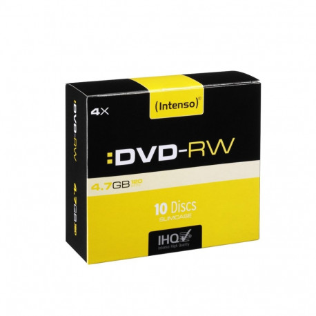 DVD-RW 4x SC 4,7GB Intenso 10 sztuk