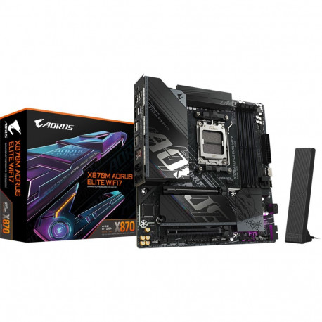 AORUS emaplaat X870M ELITE WIFI7, must