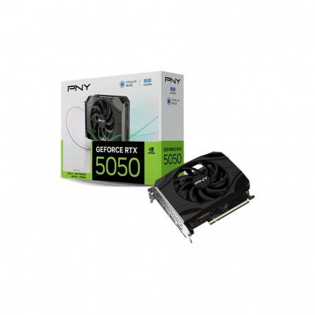 PNY GeForce RTX 5050 Single Fan, graphics card DLSS 4, 3x DisplayPort, 1x HDMI 2.1