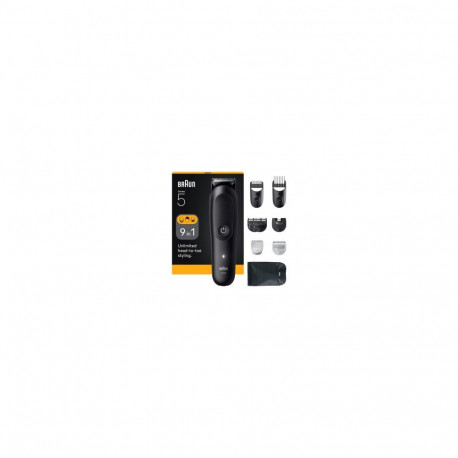 Braun Series 5 All-In-One Style Kit AIO5540, Hair Clipper Black, 9-in-1