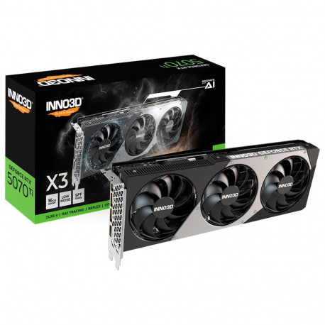 Force videokaart RTX 5070 Ti X3 DLSS 4, 3x DisplayPort, 1x HDMI 2.1