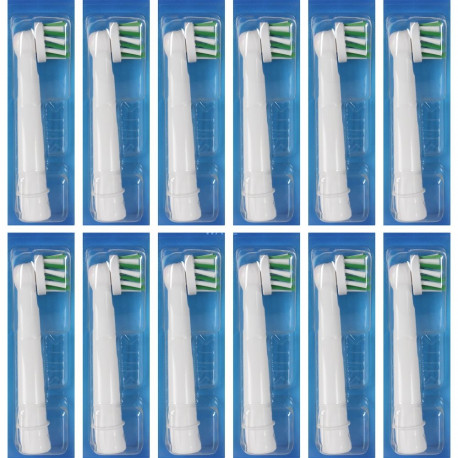Oral-B Pro CrossAction Aufsteckbürsten 12er (weiß, Frustfreie Umverpackung)