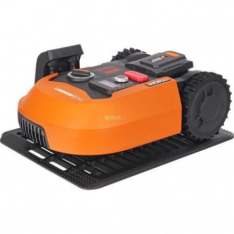 WORX Landroid M500 Plus robotic lawnmower (orange/black, Li-ion battery 2.0Ah, cutting width 18cm)