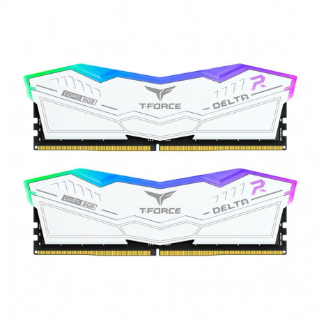 Team Group DDR5 - 32GB - 6000 - CL - 30 (2x 16 GB) dual kit (white, FF4D532G6000HC30DC01, Delta RGB,