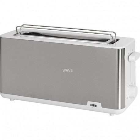 PurShine röster HT 1610 WH 1030W 2 viilu pika avaga, roostevaba teras/valge
