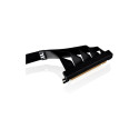 Thermaltake PCI-E 4.0 Dual 90° Riser Cable (black, 40cm)