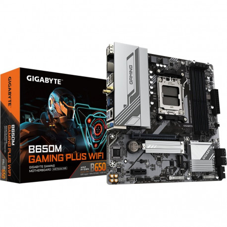 GIGABYTE B650M GAMING PLUS WIFI (black/silver) - Socket AM5