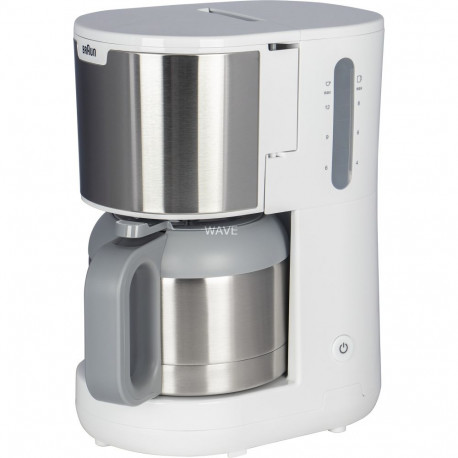 Braun PurShine KF 1505, filter machine (white/stainless steel)