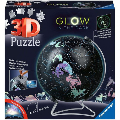 Ravensburger 3D Puzzle Glow In The Dark Star Globe