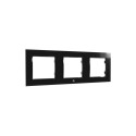 Shelly Wall Frame 3, Cover (black, for Wall Switch)